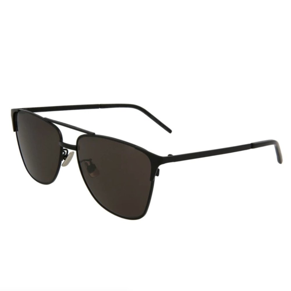 Saint Laurent Men's Square Metal Sunglasses!